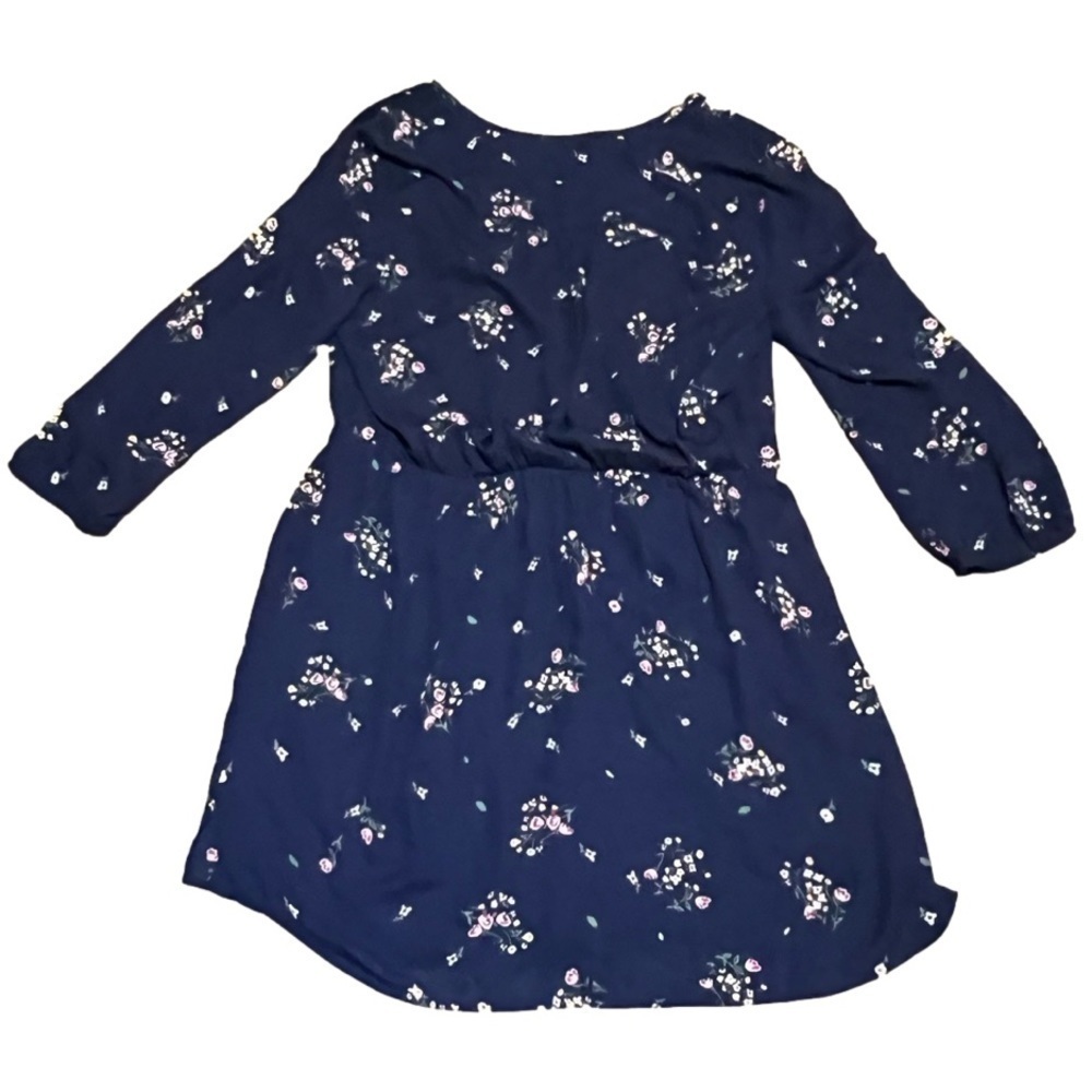 SEREIN Navy Floral Women’s Dress Size L - Picture 8 of 14